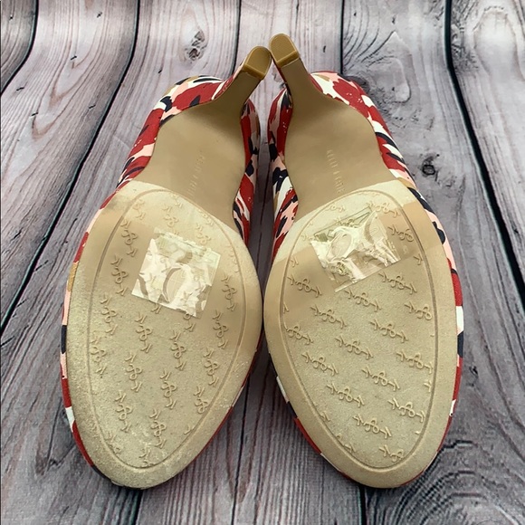 Kelly & Kate canvas floral high heels Sz 7.5 - Picture 5 of 5